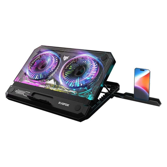 LX INDIA Cooling pad EvoFox Blizzard RGB Cooling Pad for Laptop