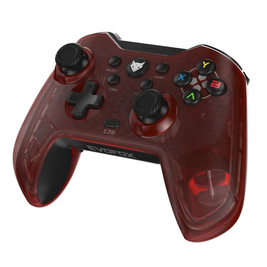 LX INDIA GAMEPAD EvoFox Elite X Wireless Gaming Controller for PC with 2 Programmable Macro Back Buttons (Red)