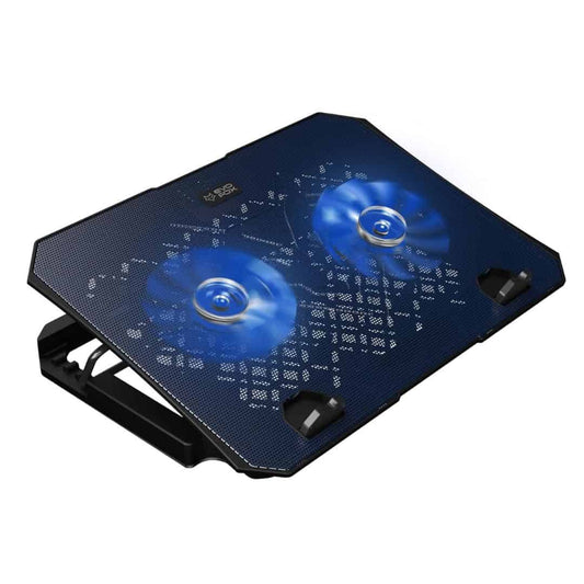 LXINDIA laptop cooling pad EvoFox Frost Laptop Cooling Pad with 125mm Silent Fans (Black)