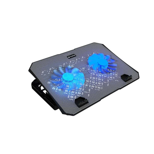 LXINDIA laptop cooling pad EvoFox Frost Laptop Cooling Pad with Silent Fans (Grey)