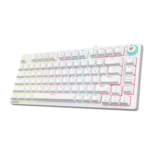 LX INDIA Keyboards X2 TKL Red Switch (White) EvoFox Katana X2 TKL Mechanical Gaming Keyboard