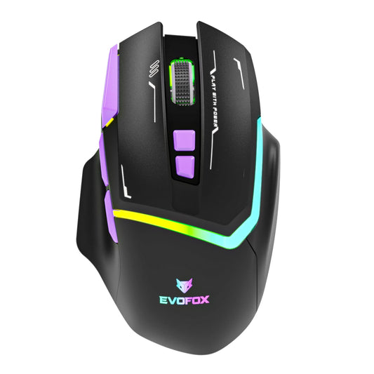 LX INDIA Mouse Banshee -Wireless (Black) EvoFox Performance Series Banshee Rechargeable Wireless Gaming Mouse