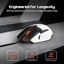 LX INDIA Mice EvoFox Phantom 2 Ultra Value Series Gaming Mouse White