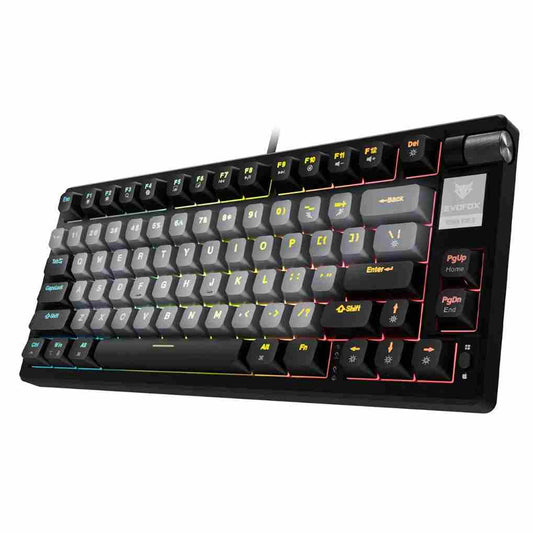 LX INDIA Keyboards EvoFox Ronin Wired Mechanical Gaming Keyboard (Black)