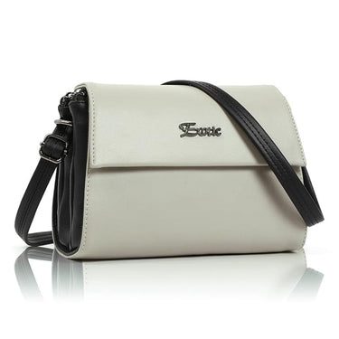 LX INDIA Bag OFF WHITE - BLACK EXOTIC Women Stylish and Durable Sling Bag