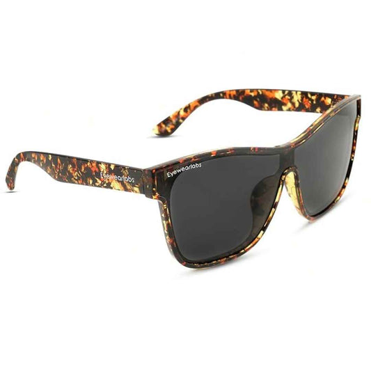 LX INDIA Smart Glasses Eyewearlabs OKNO | Polarized Over-Sized Unilens Branded Stylish Sunglasses For Men & Women  Wolverine