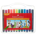 LXINDIA Sketch Pen Faber Castell 12 Jumbo Fibre Tip Colour Markers