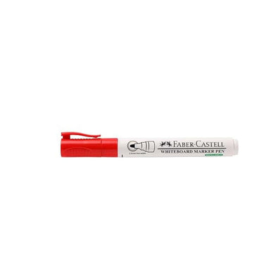 LXINDIA marker Faber Castell Broad Whiteboard Marker Pack of 10 (Red)