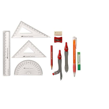 LXINDIA Instrument Box Faber Castell Centroid Mathematical Drawing Instrument Box