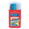 LXINDIA Crayons Faber Castell Erasable Plastic Crayon Set (Pack of 25)