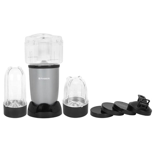 LX INDIA Juice Blender Carbon Black Faber Sportz Blender 3 PC Jars