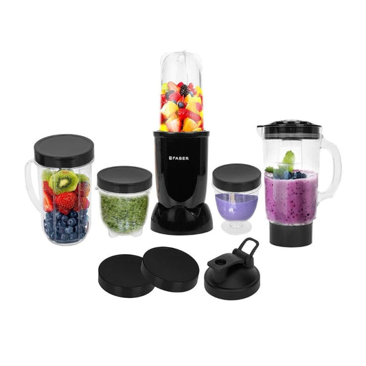 LX INDIA Juice Blender Faber Sportz Blender FSB 5-in-1 Nutrifit Nero