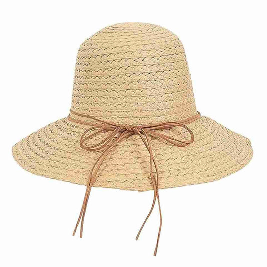 LX INDIA Caps and Hats FabSeasons Chic Foldable Women's Sun Hat - Stylish Wide Brim Beach Cap for Summer Sun Protection