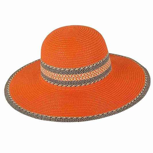 LX INDIA Caps and Hats FabSeasons Chic Foldable Women's Sun Hat - Stylish Wide Brim Beach Cap for Summer Sun Protection