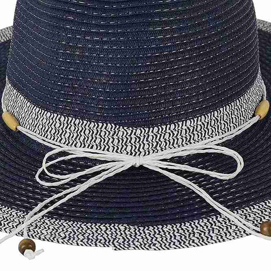 LX INDIA Caps and Hats FabSeasons Chic Foldable Women's Sun Hat - Stylish Wide Brim Beach Cap for Summer Sun Protection