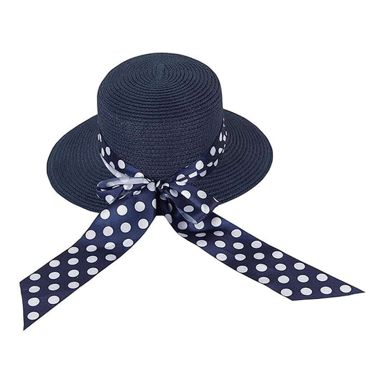 LX INDIA Caps and Hats FabSeasons Chic Foldable Women's Sun Hat - Stylish Wide Brim Beach Cap for Summer Sun Protection