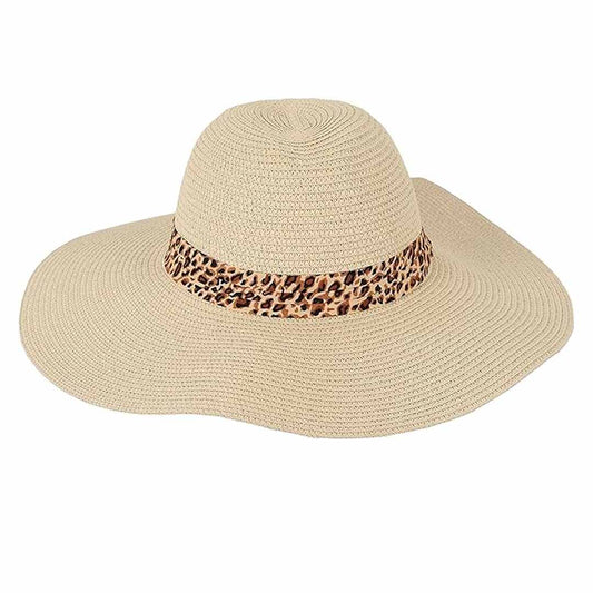LX INDIA Caps and Hats FabSeasons Chic Foldable Women's Sun Hat - Stylish Wide Brim Beach Cap for Summer Sun Protection