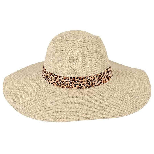 LX INDIA Caps and Hats FabSeasons Chic Foldable Women's Sun Hat - Stylish Wide Brim Beach Cap for Summer Sun Protection