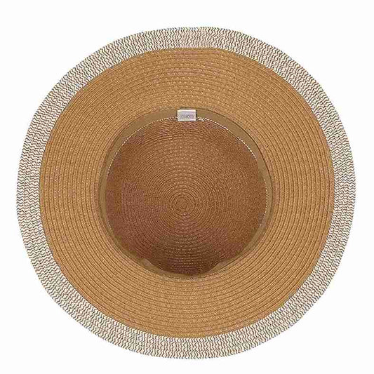 LX INDIA Caps and Hats FabSeasons Chic Foldable Women's Sun Hat - Stylish Wide Brim Beach Cap for Summer Sun Protection (Copy)