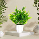 LXINDIA Plants fancymart Artificial Bamboo Leaves Potted Plant Perfect for Home