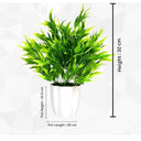 LXINDIA Plants fancymart Artificial Bamboo Leaves Potted Plant Perfect for Home