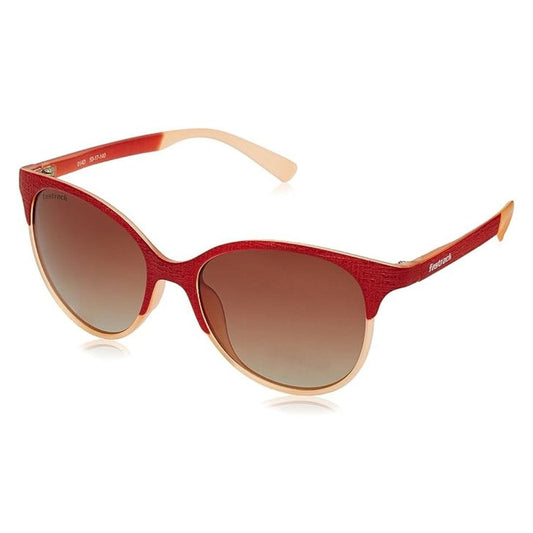LX INDIA Sunglasses Fastrack Brown Bugeye 100% UV protected Sunglasses for Women-Medium