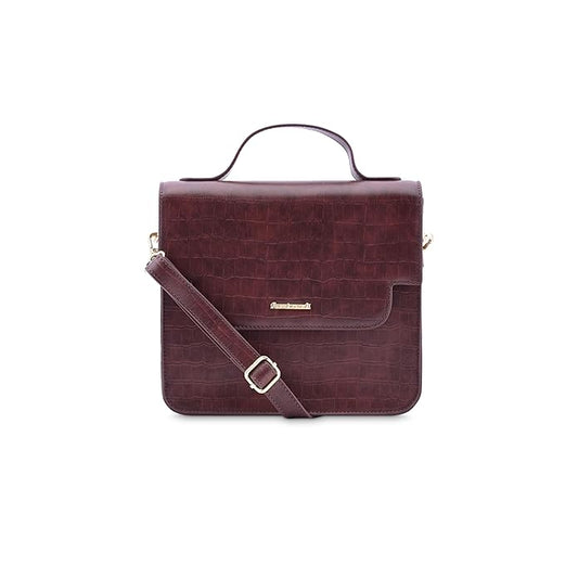LX INDIA Bag Cherry Fastrack Compact Satchel for Women  Faux Leather