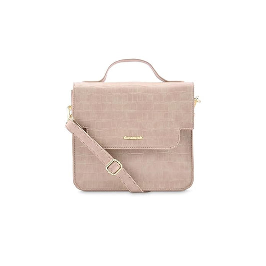 LX INDIA Bag Pink Fastrack Compact Satchel for Women  Faux Leather