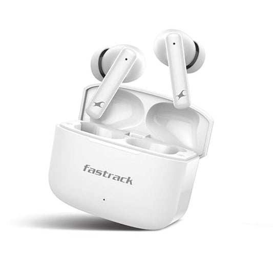 LX INDIA Earbuds Fastrack Fpods FQ100 TWS Earbuds (white)