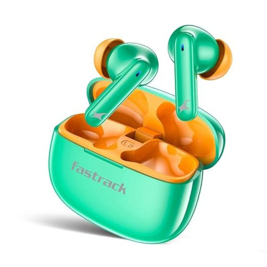 LX INDIA Earbuds Fastrack Fpods FX101 TWS Earbuds Green (dual color)