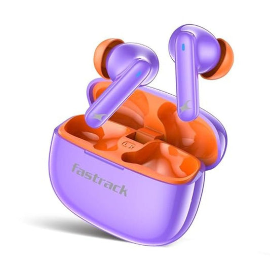 LX INDIA Earbuds Fastrack Fpods FX101 TWS Earbuds Purple (dual color)