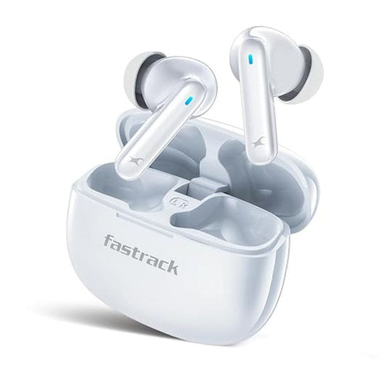 LX INDIA Earbuds Fastrack Fpods FX101TWS Earbuds (White)
