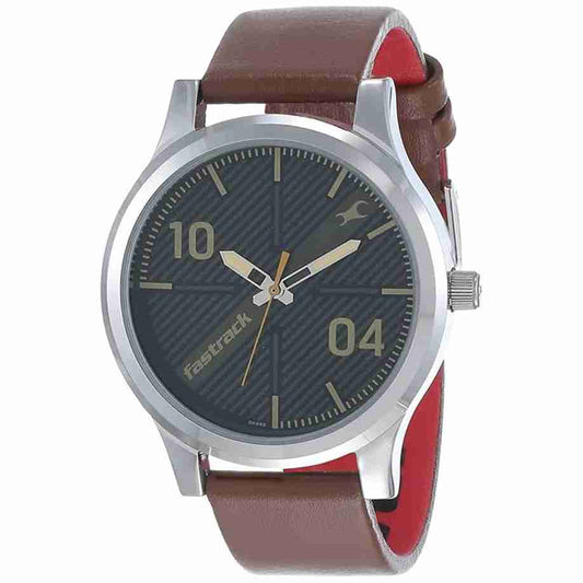 LX INDIA Analog Watch Fastrack Fundamentals Analog Brown Dial Men's Watch NR38051SL02 (Brown)