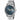 LX INDIA Analog Watch Fastrack Men Bold Quartz Analog Blue Dial Stainless Steel Strap Watch (Silver)