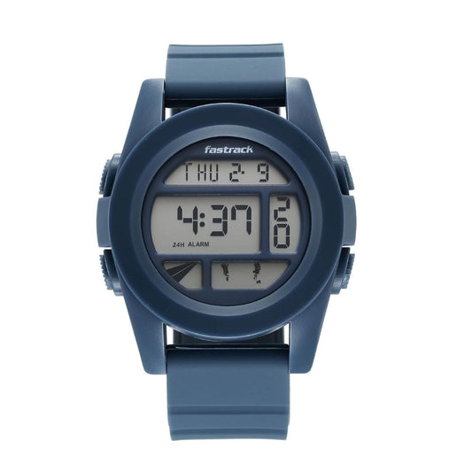 LX INDIA Digital watch Blue Fastrack Men Streetstyle Digital Silicone Strap Watch