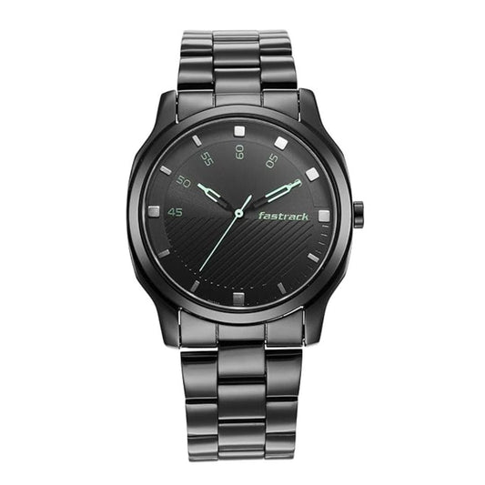 LX INDIA Wrist Analog Watch Fastrack Mens Stunners Quartz Analog Watch (Black)