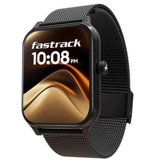 LX INDIA Smart Watch Fastrack New Limitless Classic Metal Case Premium Smartwatch - Black Mesh
