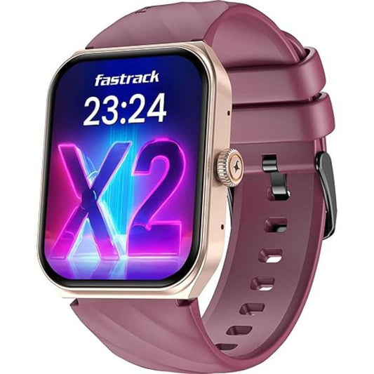 LX INDIA Smart Watch Fastrack New Limitless X2 Smartwatch Wine Red