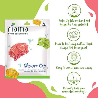 LXINDIA Shower Caps Fiama Bath Essentials Shower Cap