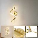 LXINDIA Fancy Lights FILLISKA Luxurious Wall Lamp with Adjustable Colour Changing Function (Gold)