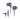 LX INDIA earphones imperial blue FINGERS Beautific2 Wired in-Ear Earphones
