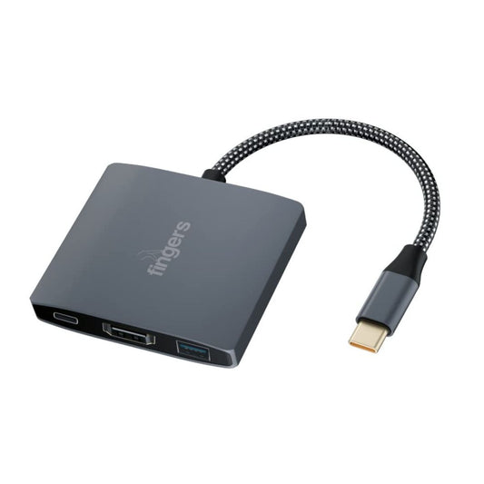 LX INDIA USB HUB FINGERS Topnotch 3-in-1 Type-C USB Hub