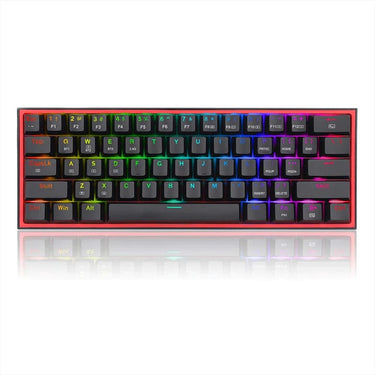 LXINDIA Keyboards FIZZ PRO K616 Wired Mechanical Keyboard Black (Red Switch)