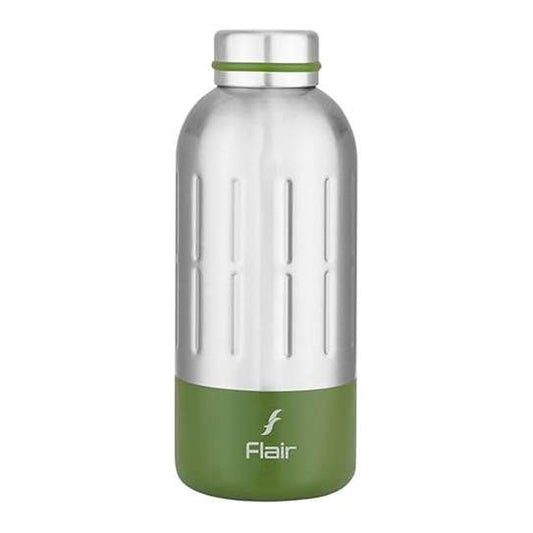 LX INDIA Water Bottle Flair CORE Insulated Steel  Water Bottle (400 ml, Green)
