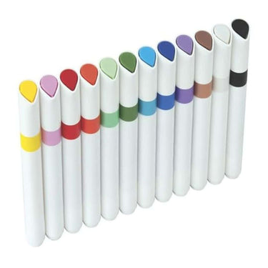 LXINDIA Sketch Pen FLAIR Creative Series Acrylic Paint Pen Set 12 Shades Pack