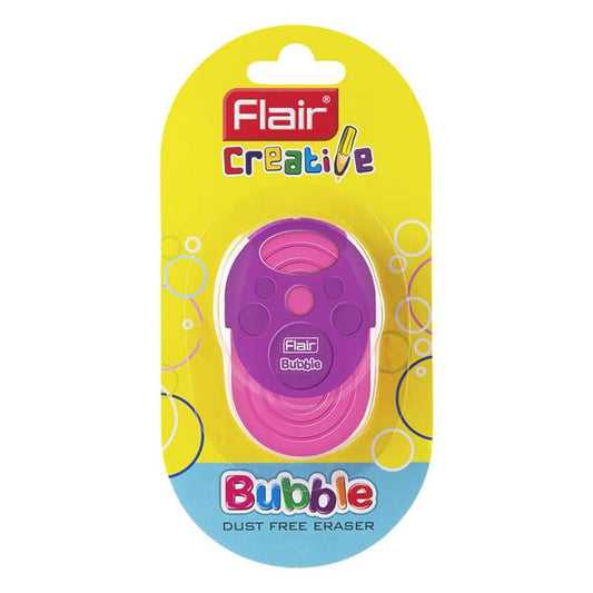LXINDIA Eraser Flair Creative Series Non Toxic Bubble Eraser Blister Set (Pack of 10)
