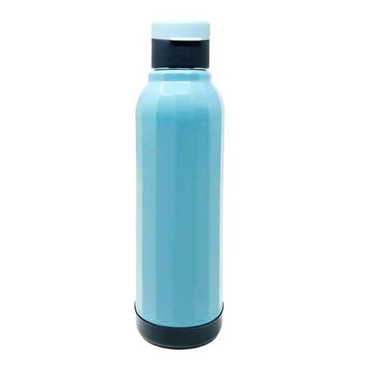 LX INDIA Water Bottle Flair Edge Inner Insulated Steel  Water Bottle (900 ml, Blue)