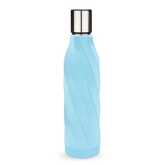 LX INDIA Water Bottle Flair Striker Inner Insulated Steel  Water Bottle (900 ml, Blue)