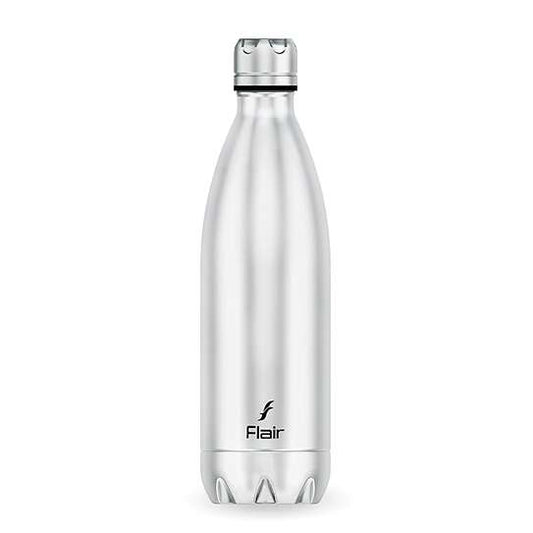 LX INDIA Water Bottle Flair Thermosteel Triumph 750ml Insulated Bottle – Silver & Black