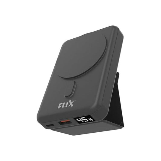 LX INDIA Power Bank Black FLiX (Beetel) MagConnect Elite 10,000mAh 15W Magnetic Wireless Powerbank